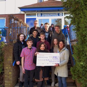 GHZ-Realschüler laufen für das Friedensdorf